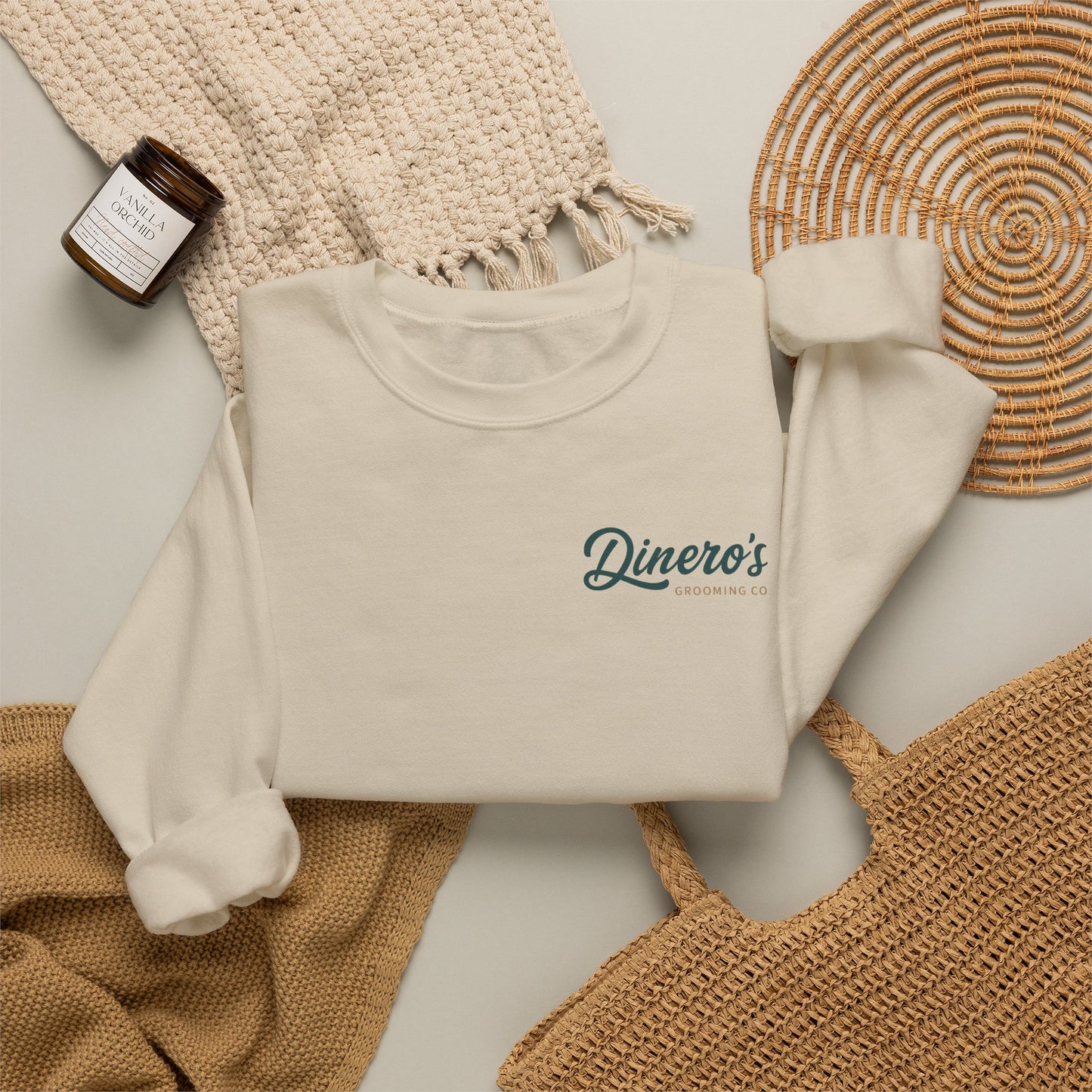 Dinero's Minimal Logo Crewneck Sweatshirt