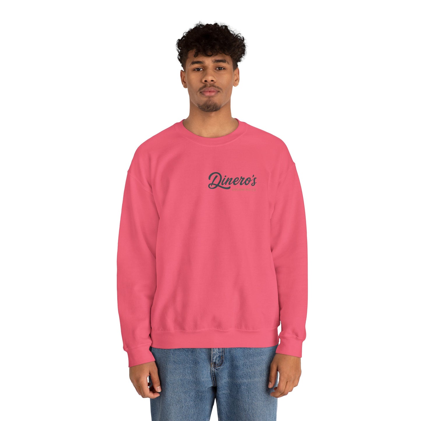 Dinero's Unisex Heavy Blend Crewneck Sweatshirt | Cozy, Stylish Layer for Every Season, Perfect for Relaxed Days, Casual Outings, Gifting