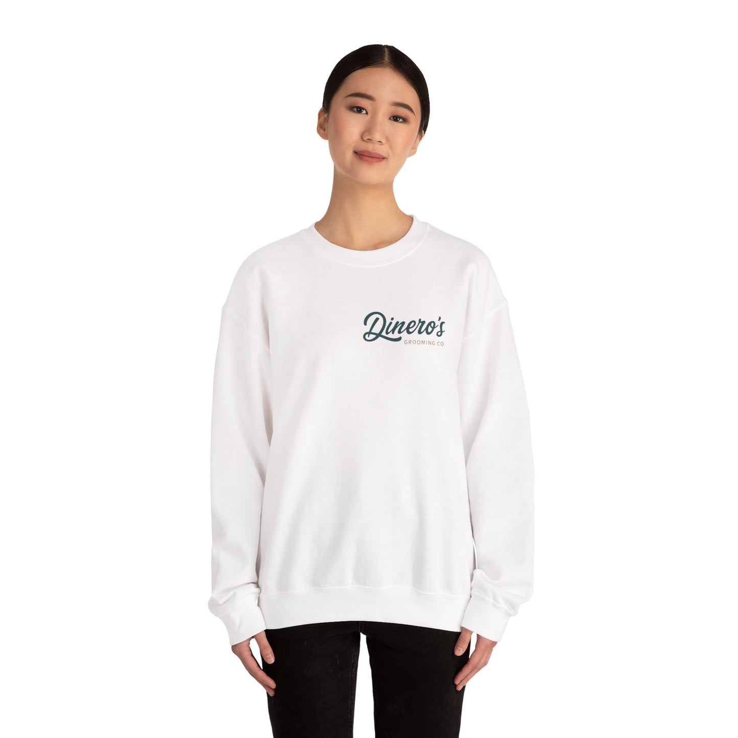 Dinero's Unisex Heavy Blend Crewneck Sweatshirt | Cozy, Stylish Layer for Every Season, Perfect for Relaxed Days, Casual Outings, Gifting