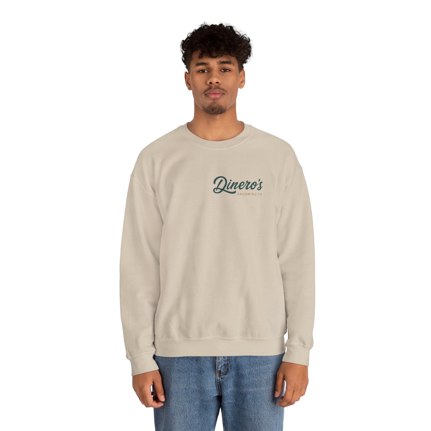 Dinero's Unisex Heavy Blend Crewneck Sweatshirt | Cozy, Stylish Layer for Every Season, Perfect for Relaxed Days, Casual Outings, Gifting
