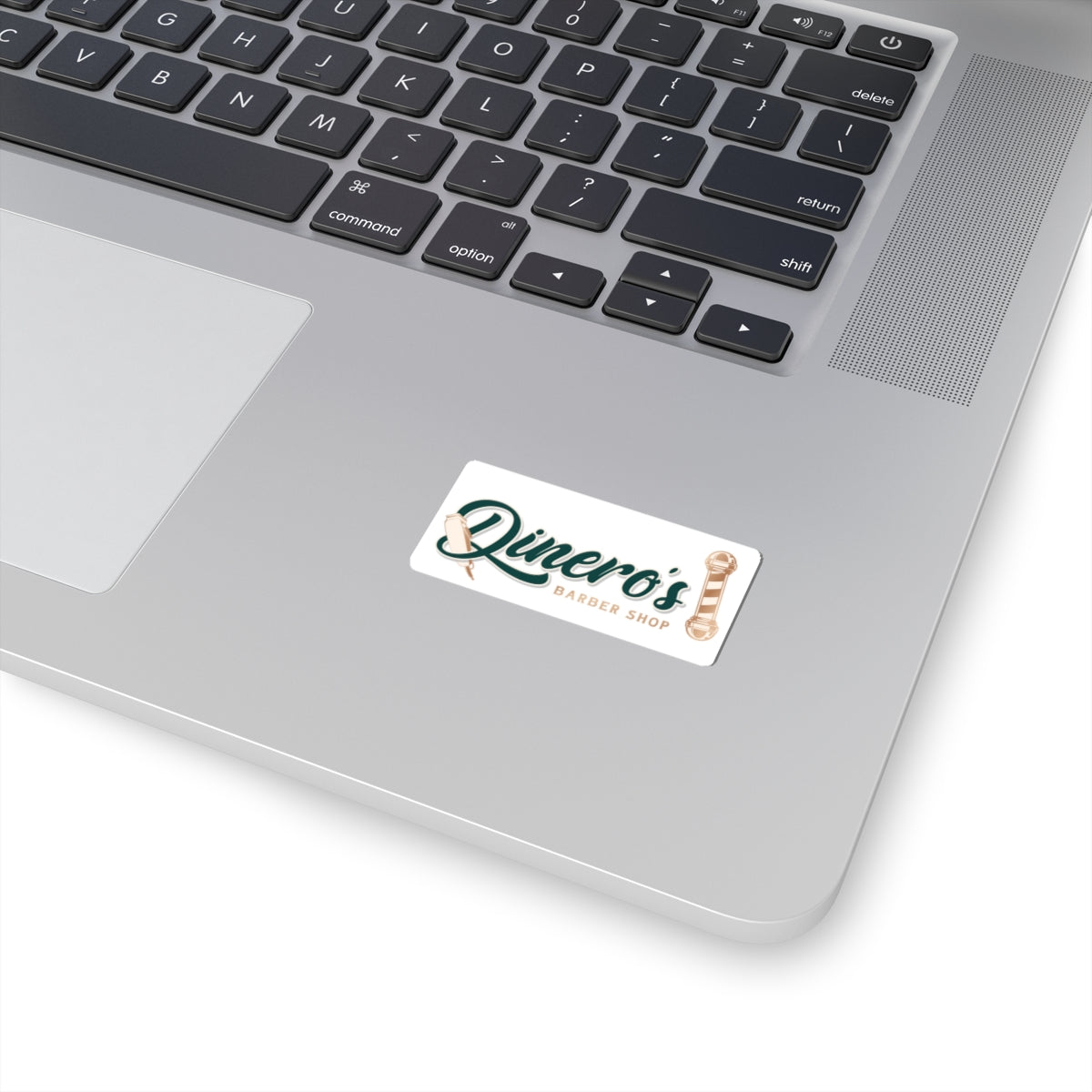 Dinero’s Logo  Sticker — "Dinero’s Barber Shop" Vinyl Kiss-Cut Decal