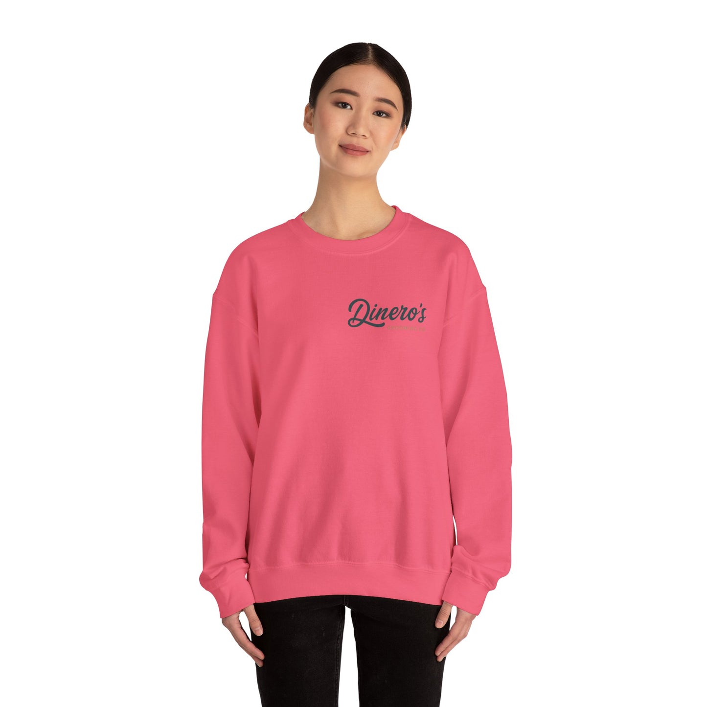 Dinero's Unisex Heavy Blend Crewneck Sweatshirt | Cozy, Stylish Layer for Every Season, Perfect for Relaxed Days, Casual Outings, Gifting