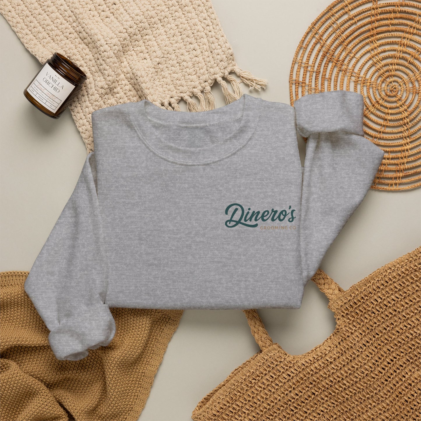 Dinero's Minimal Logo Crewneck Sweatshirt