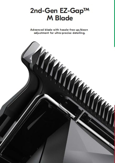 Amazon Series JRL Diamante Clipper & Trimmer Set – Brushless Motor, Fade Blade, Smart Clip Technology, Reset IQ Charge, 8200 RPM, 4-Hour Run Time for Barbers & Stylists (Yellow