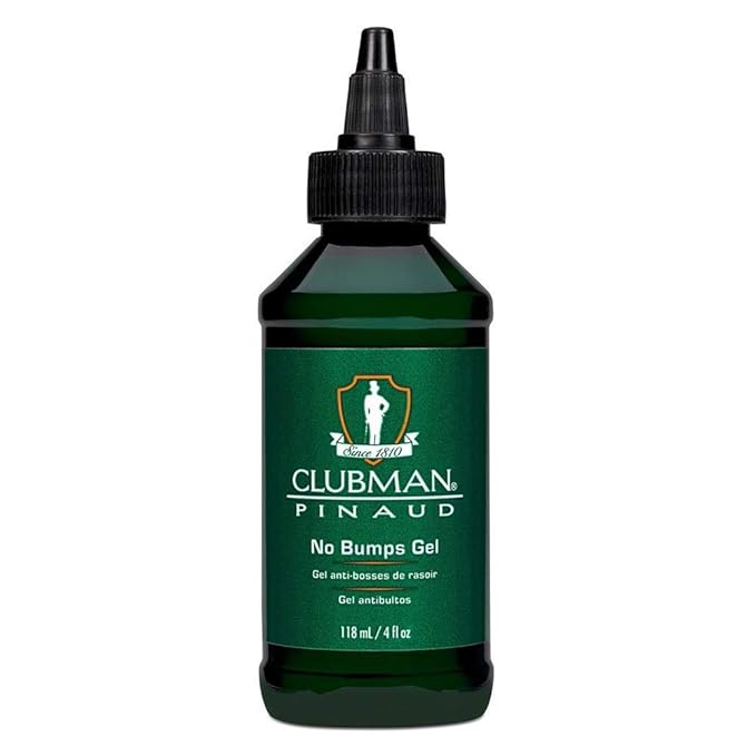 Clubman Pinaud Razor Bumps Stopper Gel – Razor Bump Treatment for Men, Aftershave Gel for Ingrown Hairs, Shave Bumps & Razor Burn – 4 fl oz, 1-Pack